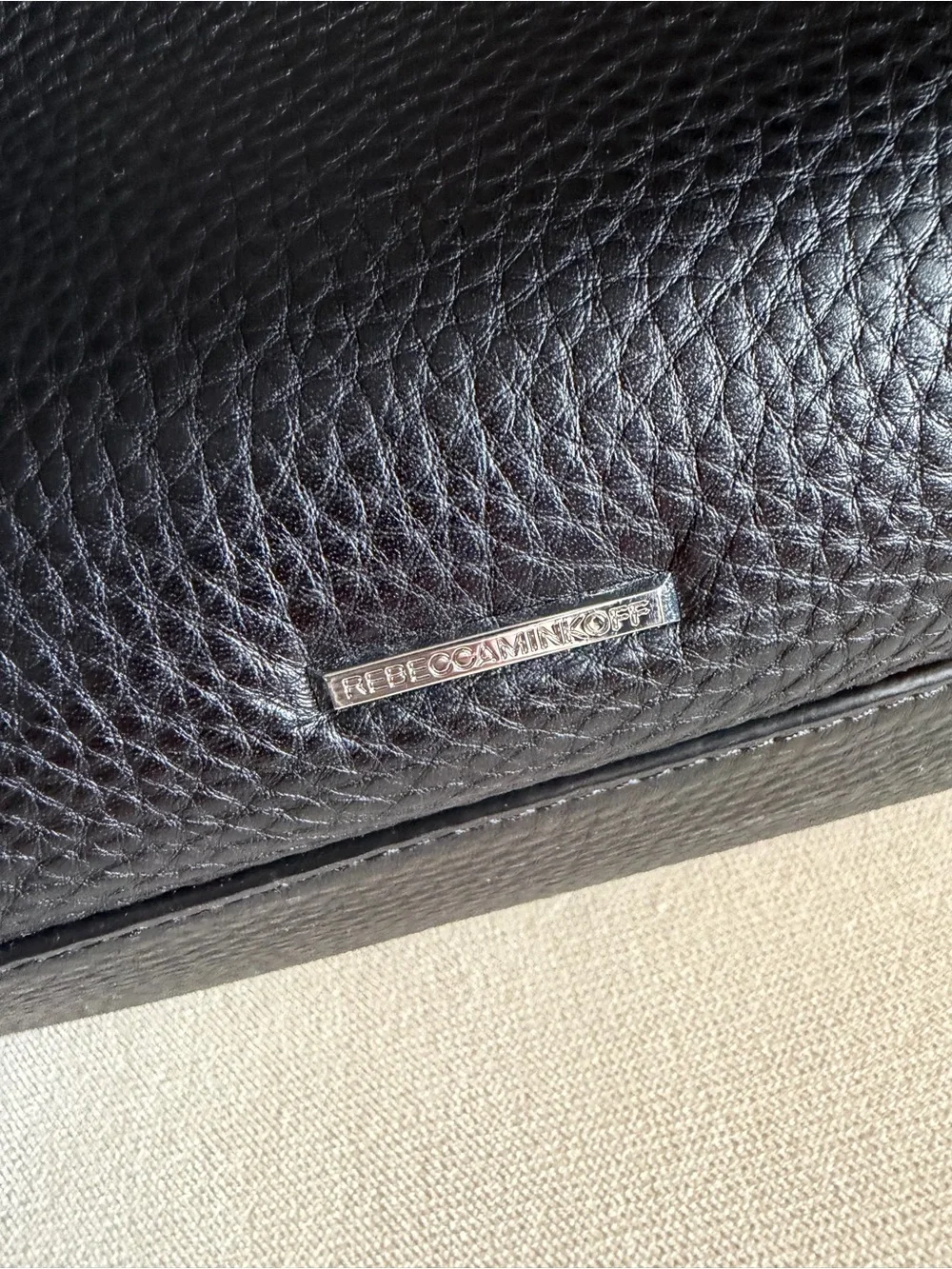 Rebecca Minkoff Pebbled Leather Biker Doctor Bag - Picture 6 of 10